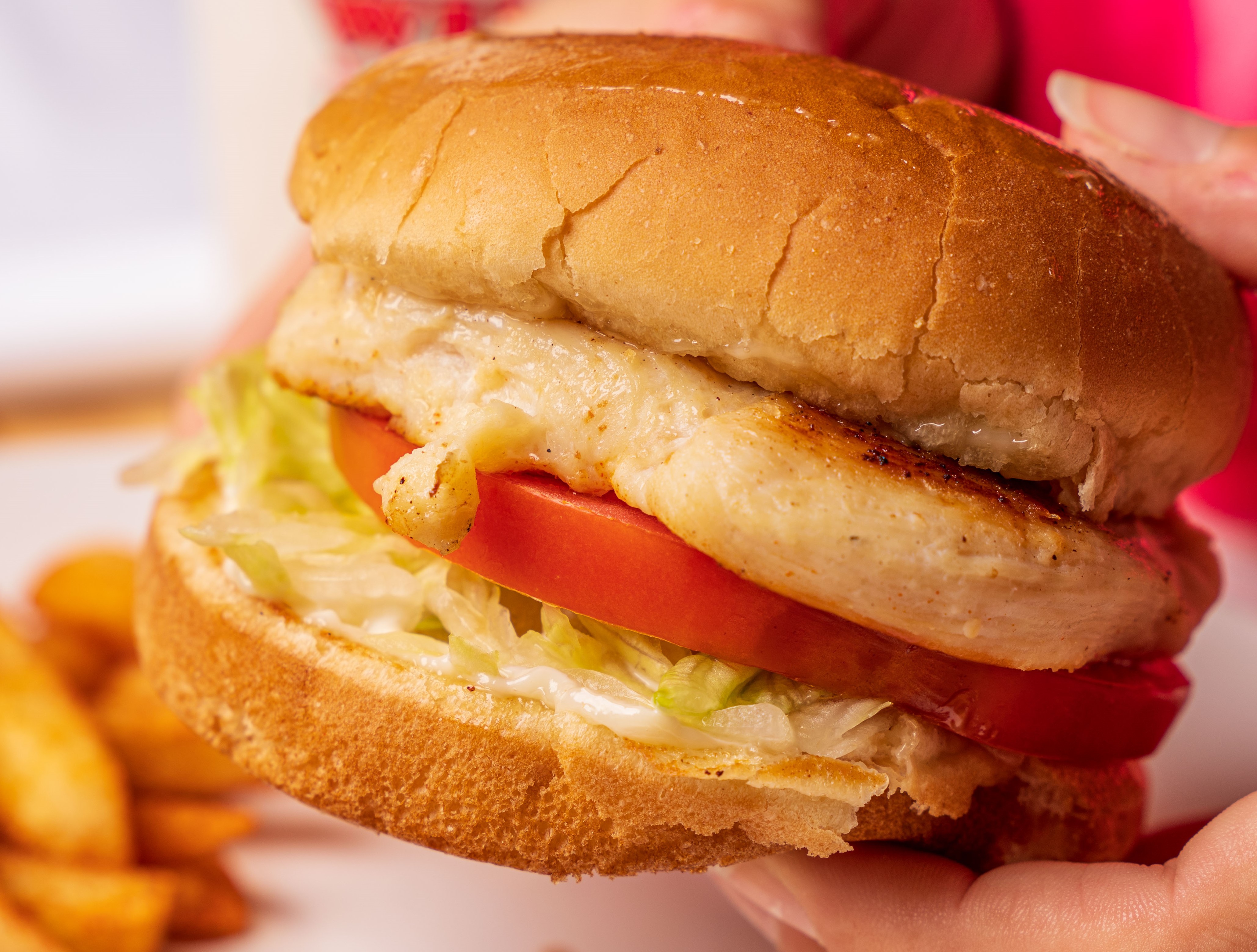 Order Grilled Chicken Burger food online from Wimpy Hamburgers store, Dinuba on bringmethat.com