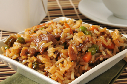 Order 21. Pork Fried Rice food online from Jade Express Chinese Restaurant store, Shreveport on bringmethat.com