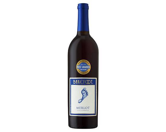 Order Barefoot Cellars Merlot, 750mL red wine (13.5% ABV) food online from Signal Liquor store, Signal Hill on bringmethat.com