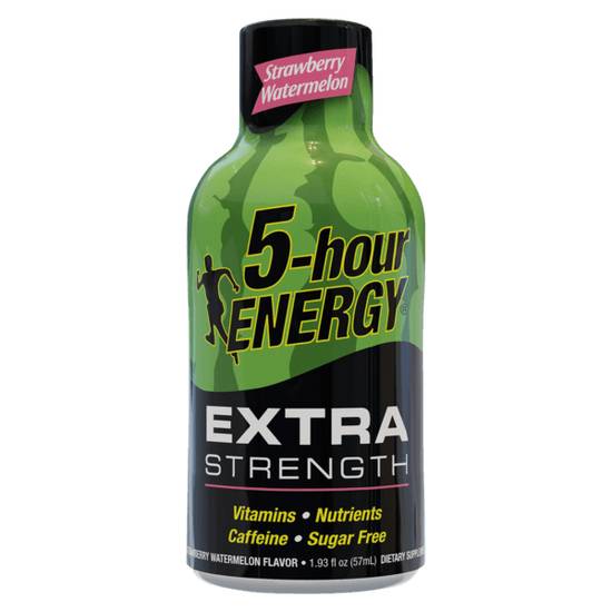 Order 5 Hour Energy Extra Strawberry Watermelon 1.93oz food online from Caseys Carry Out Pizza store, West Des Moines on bringmethat.com