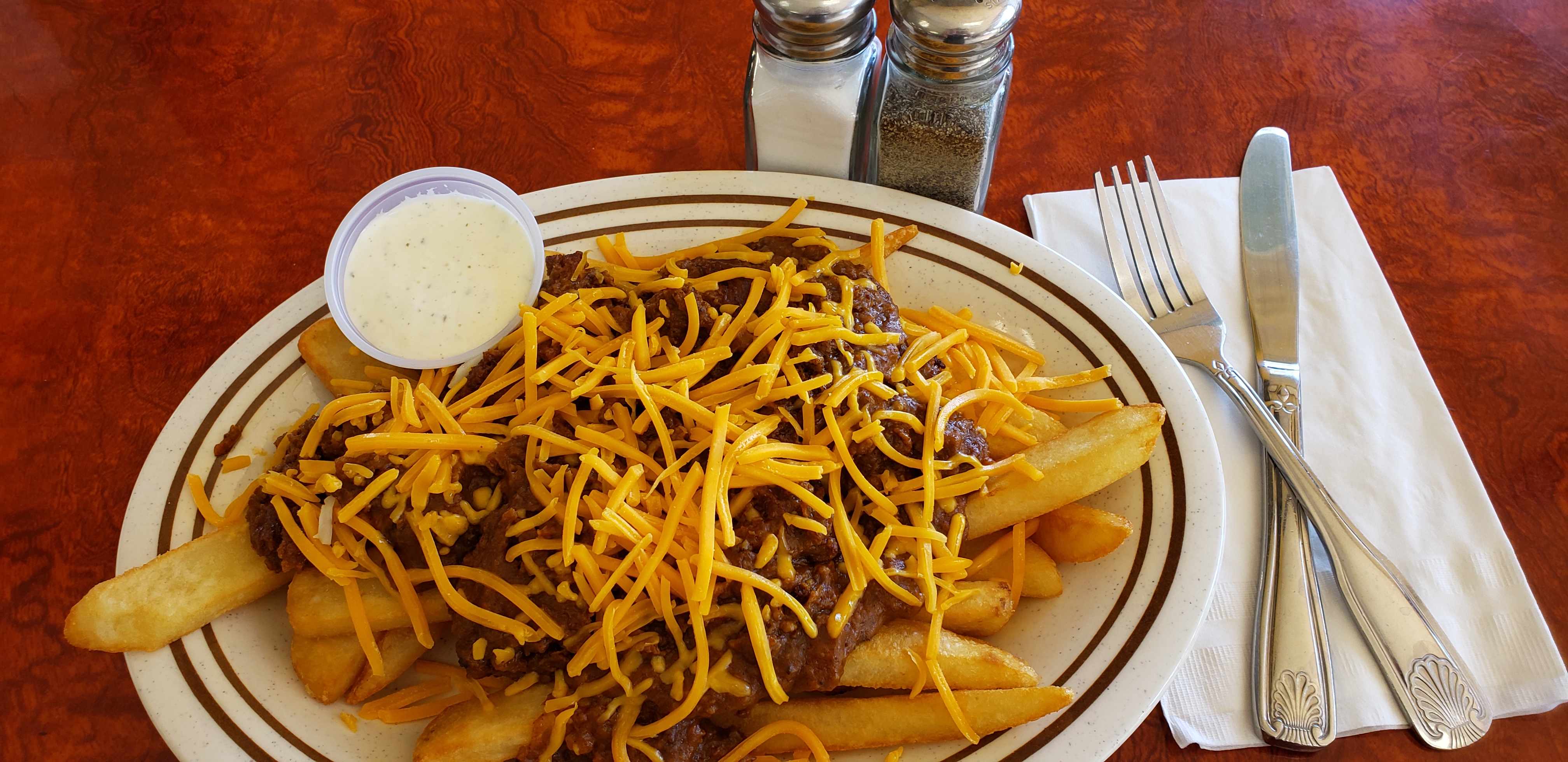 Order Chili Cheese Fries food online from Breakfast Cafe store, Oak Park on bringmethat.com
