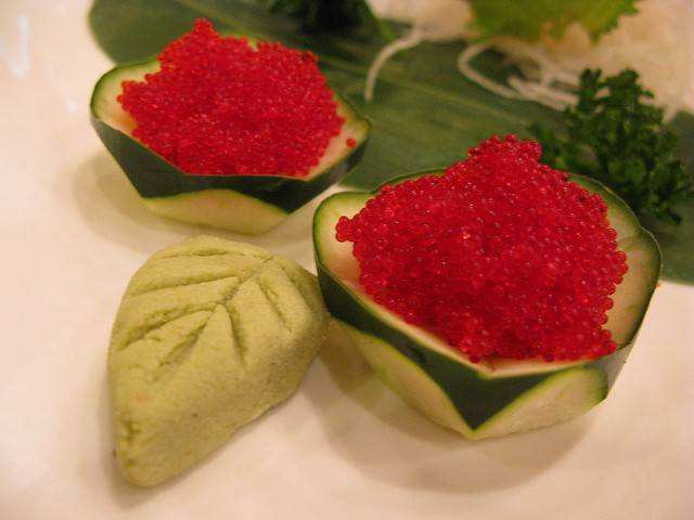Order Red Tobiko Sashimi food online from Abi sushi store, Astoria on bringmethat.com