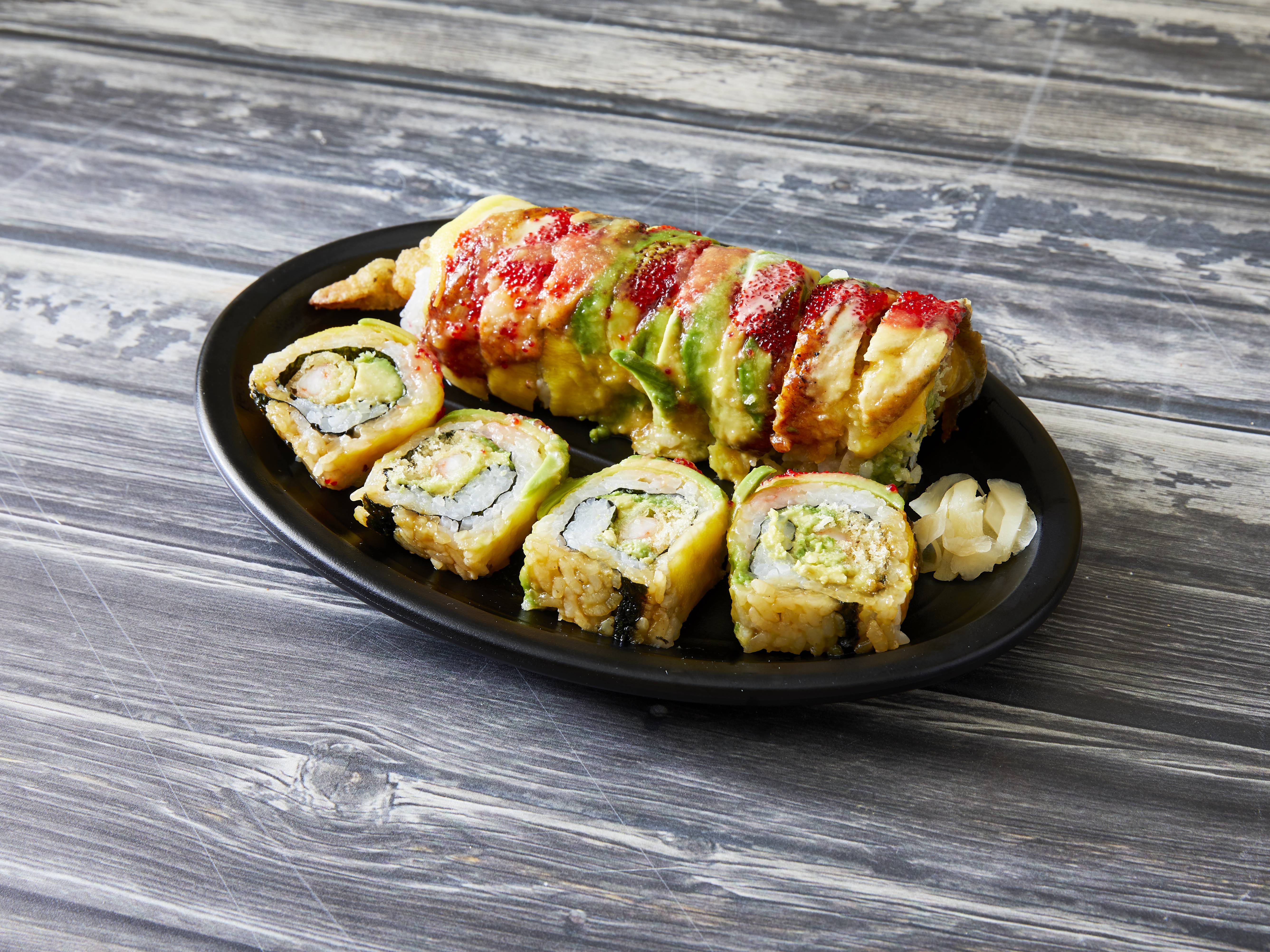Order Godzilla Roll food online from Nami sushi store, Harwood Heights on bringmethat.com