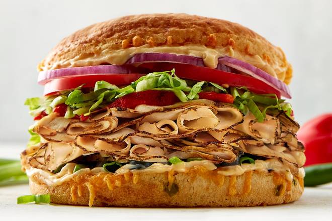 Order Fiesta-Style Sandwich food online from Schlotzskys Deli store, Midwest City on bringmethat.com