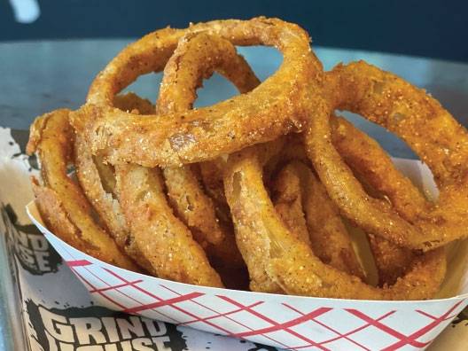 Order Onion Rings food online from Grindhouse Killer Burgers store, Athens on bringmethat.com