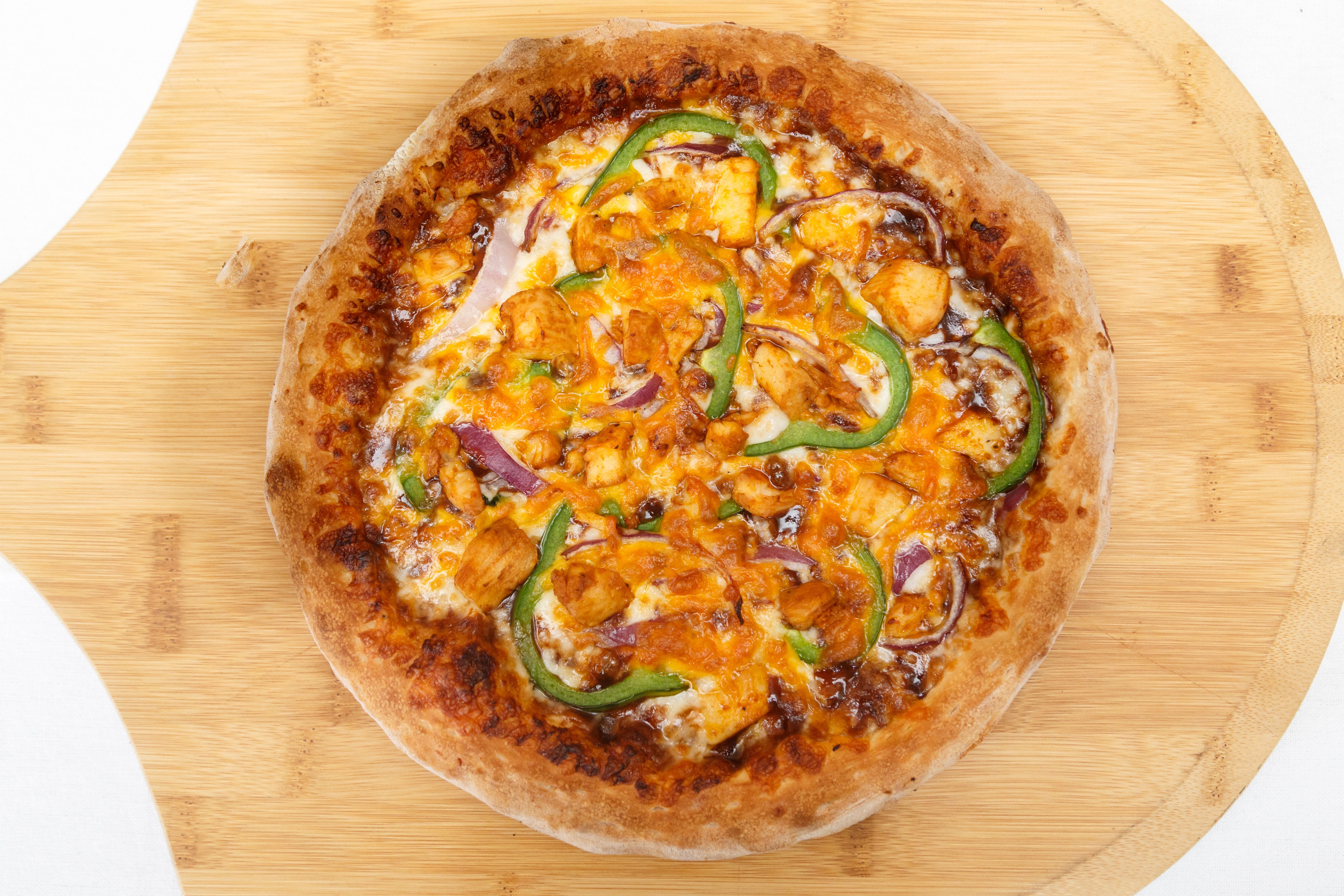 Order BBQ Pizza - Small 10'' (6 Cut) food online from Pizza Pronto store, Pittsburgh on bringmethat.com