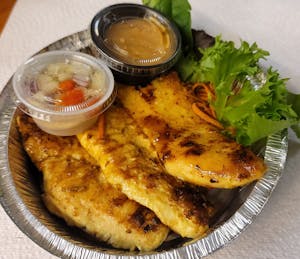 Order A-1. Satay Chicken food online from Thai Smile store, Hamden on bringmethat.com