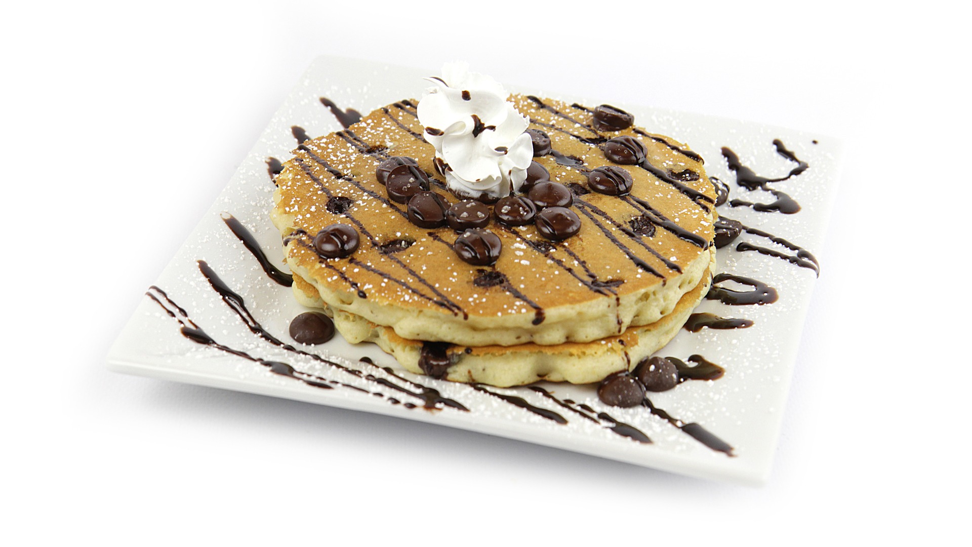 Order Chocolate Chip Pancakes food online from Matty's Grill & Pancake House store, Shorewood on bringmethat.com