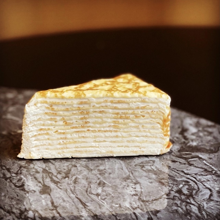 Order Vanilla Mille Crepe Cake food online from Shang Noodle store, Chicago on bringmethat.com