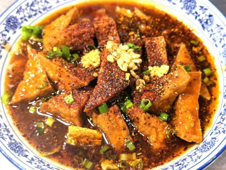 Order Spicy Poached Tofu 水煮豆腐 food online from Shifu Noodle store, San Antonio on bringmethat.com