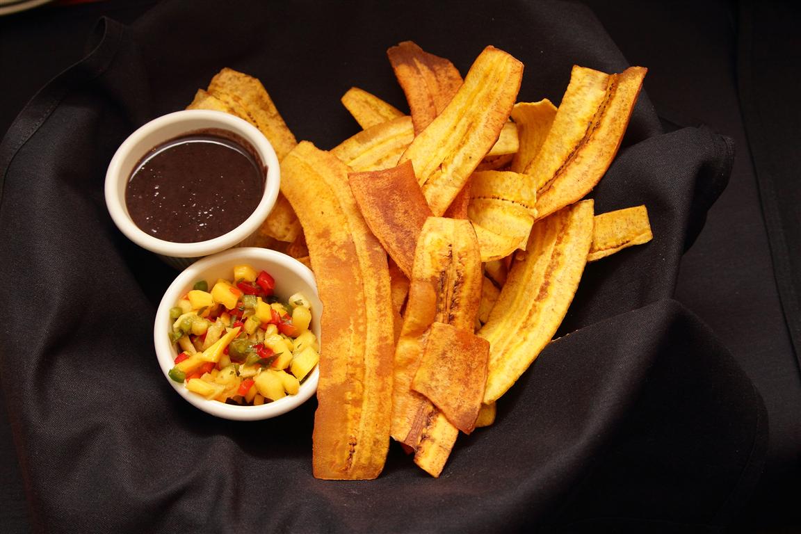 Order Tostaditos de Platano food online from Mambo Grill store, Chicago on bringmethat.com