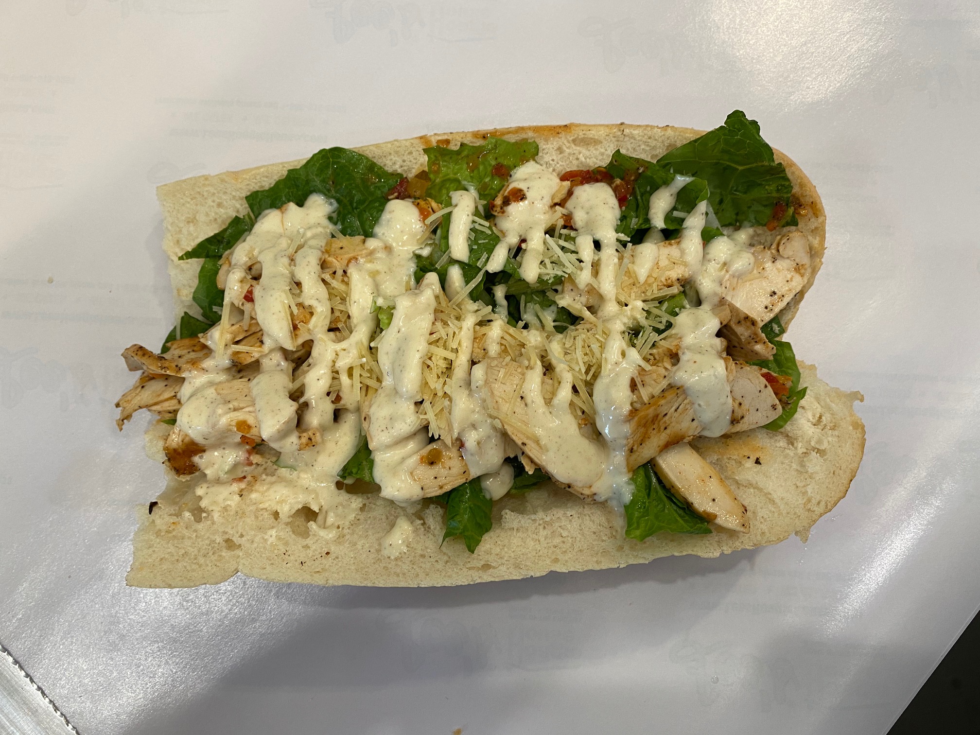 Order Grilled Chicken Sandwich food online from Lee's Hoagie House of Lake Wylie store, Clover on bringmethat.com