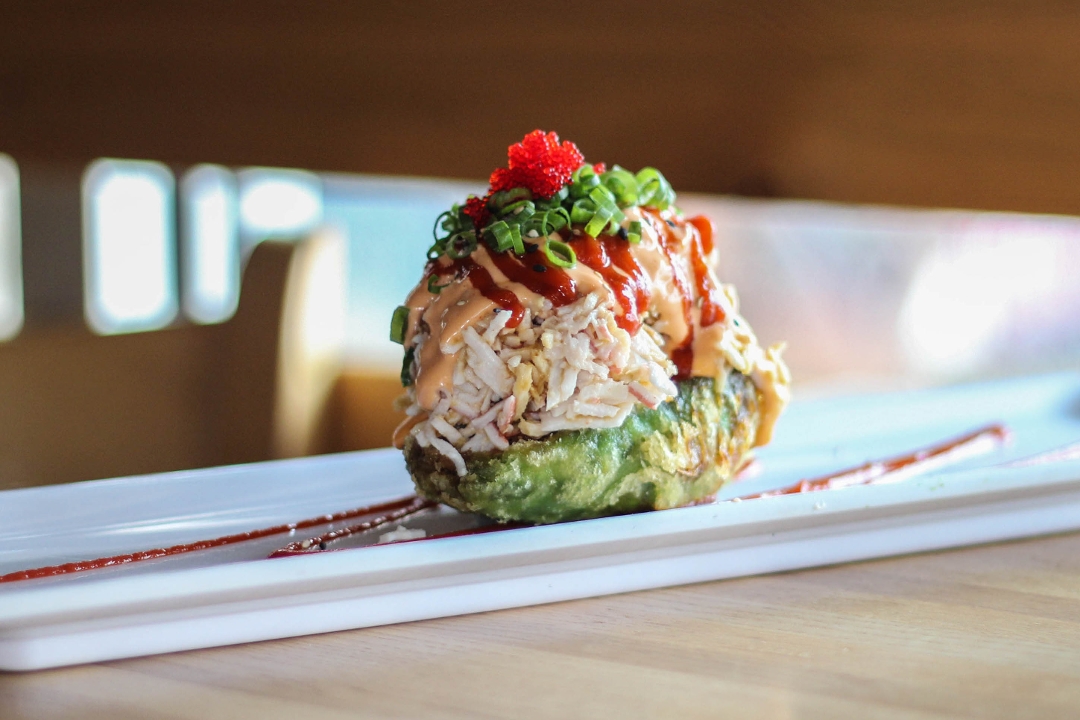 Order Lobster Stuffed Avocado food online from Smokin Fins  store, Fort Collins on bringmethat.com