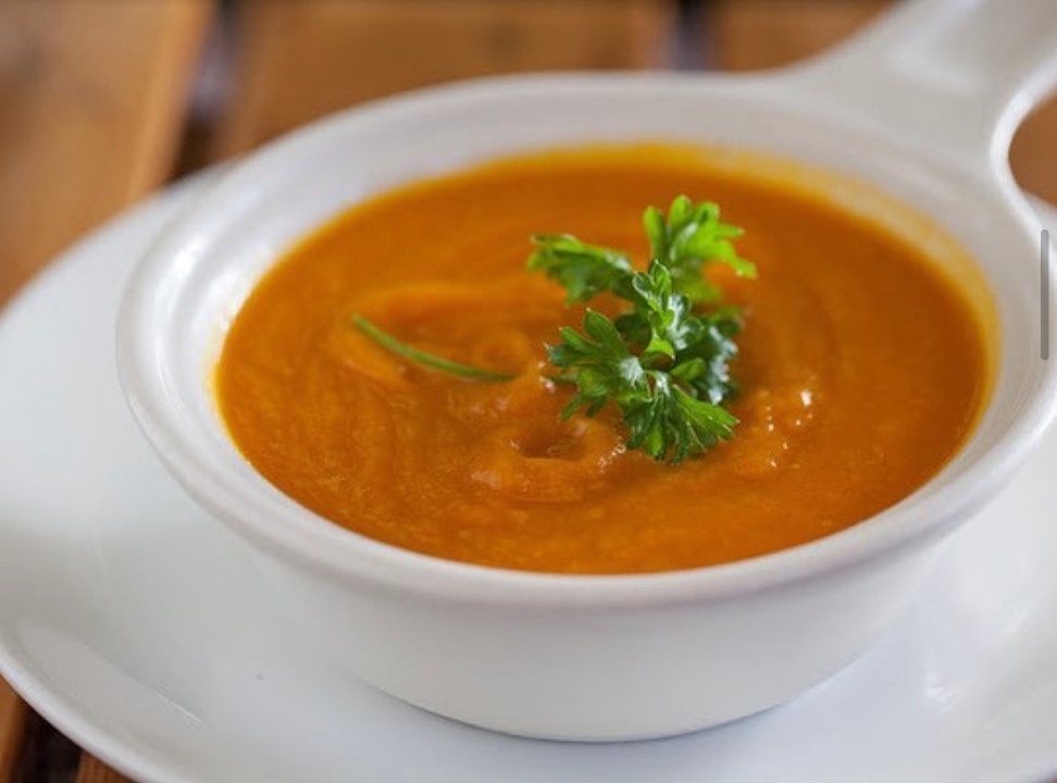 Order Carrot Ginger Soup food online from Teru Sushi store, Studio City on bringmethat.com