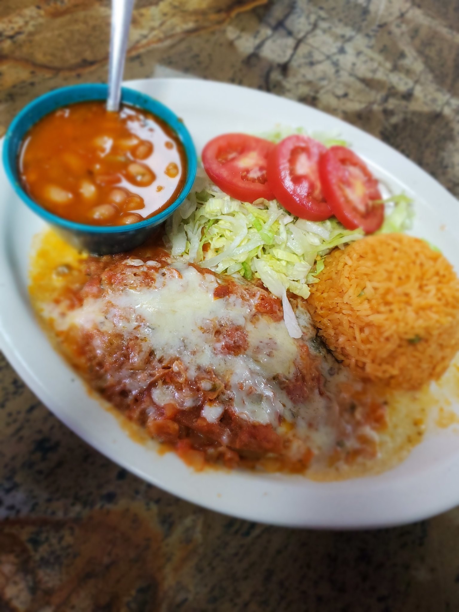 Order Chile Relleno food online from Mariachis De Jalisco store, Georgetown on bringmethat.com