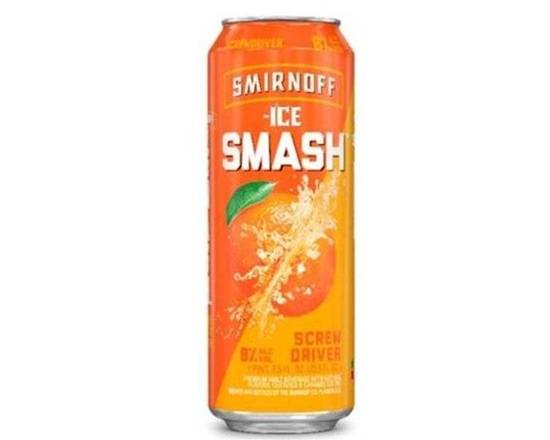 Order Smirnoff ICE Smash Screwdriver, 23.5 oz. can (8% ABV) food online from Central Liquor Market store, Los Angeles on bringmethat.com