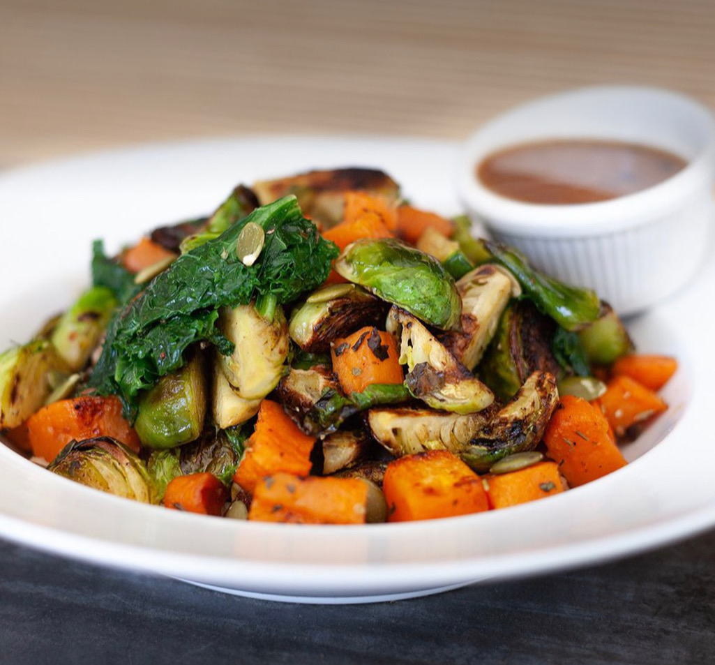Order Roasted Veggie Bowl food online from Roni's Diner store, Beverly Hills on bringmethat.com