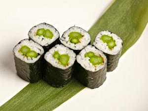 Order Asparagus  food online from Oyama Sushi & Steakhouse store, Cedar Rapids on bringmethat.com