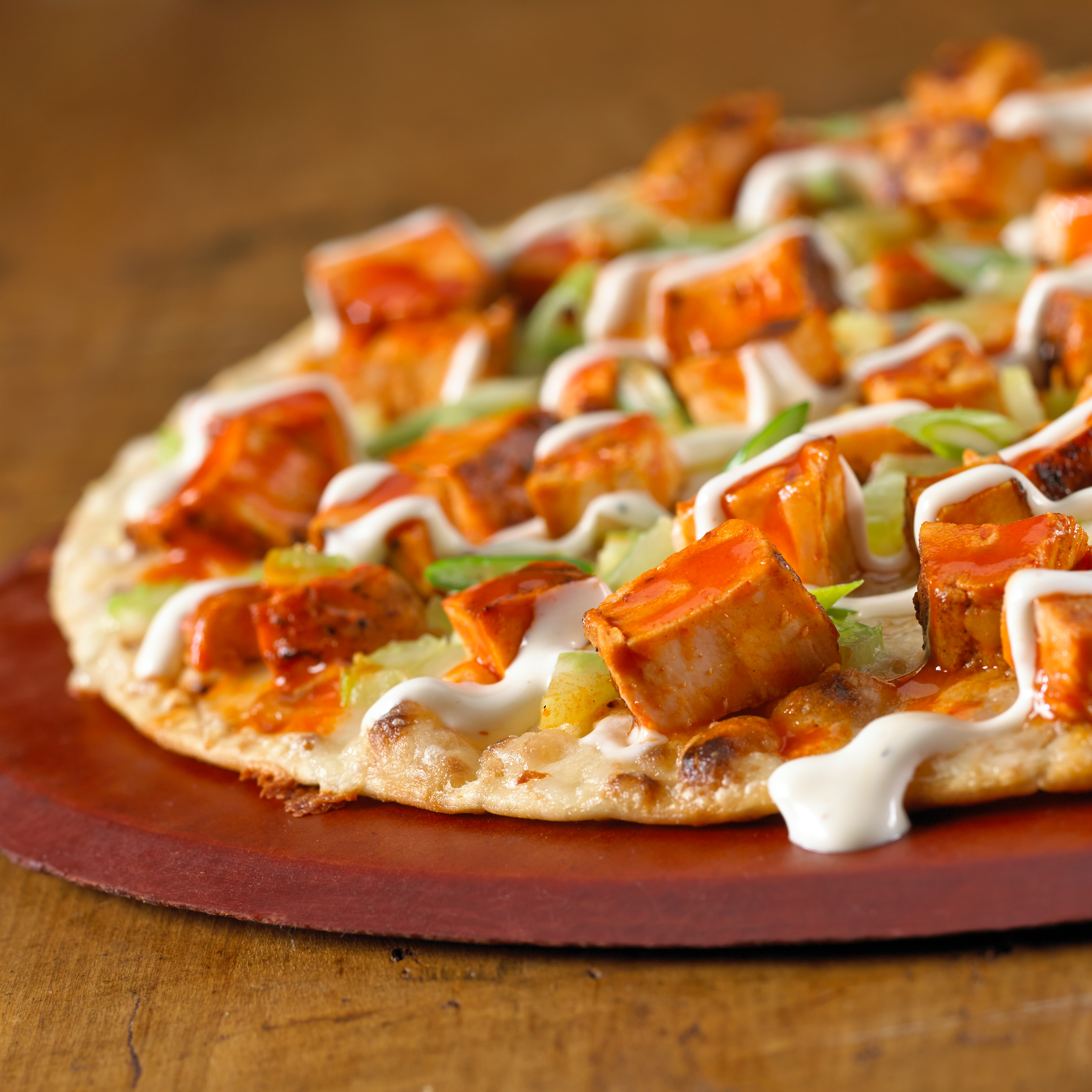 Order Buffalo Chicken Flatbread food online from Cadillac Ranch store, Oxon Hill on bringmethat.com