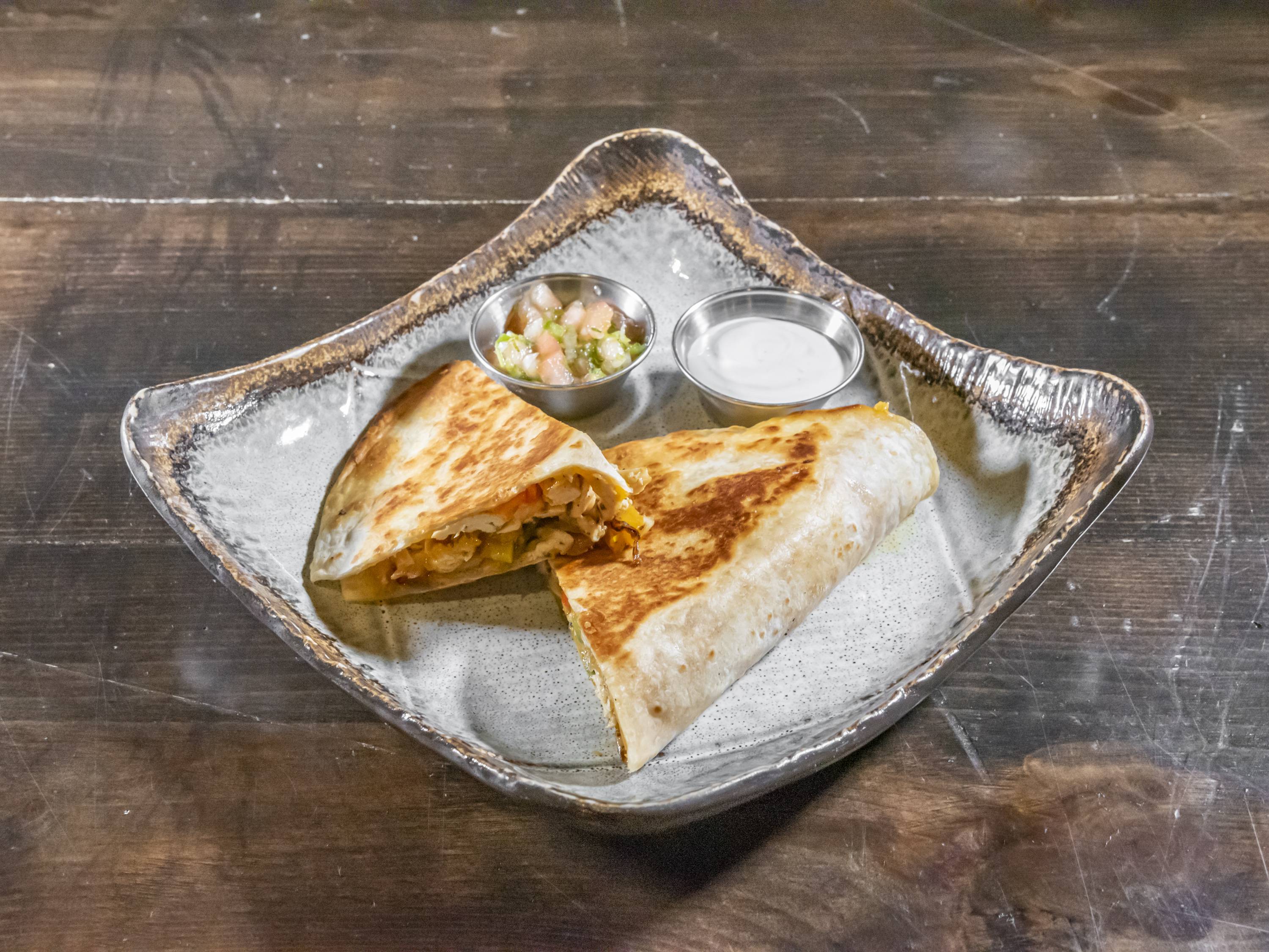 Order Chicken Quesadilla food online from Local store, New York on bringmethat.com