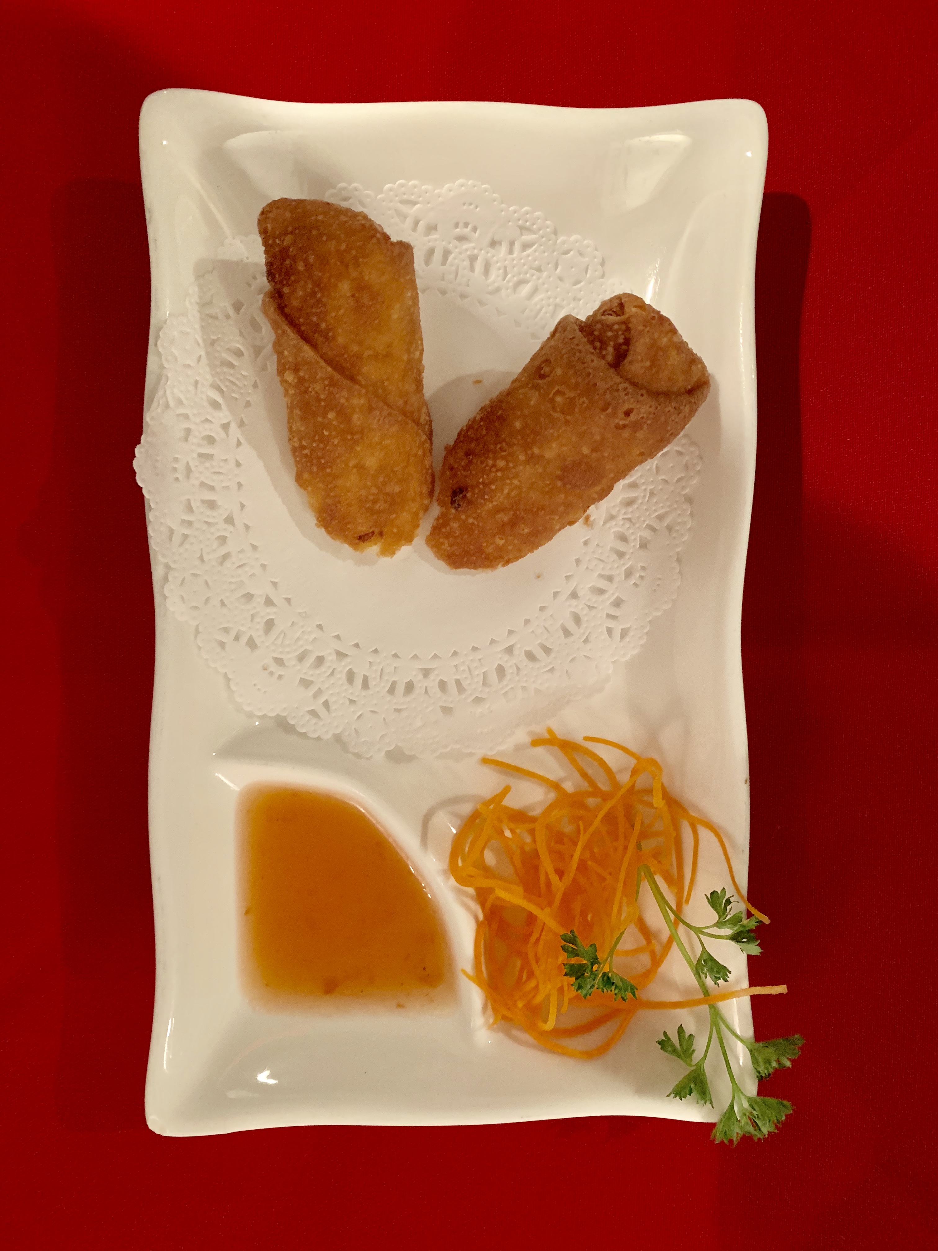 Order 1. Chicken Cheese Egg Roll food online from Red Bowl store, Waldwick on bringmethat.com