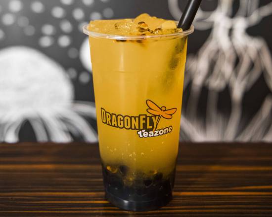 Order Passion Fruit Bubble Tea food online from Dragonfly Tea Zone store, Kansas City on bringmethat.com