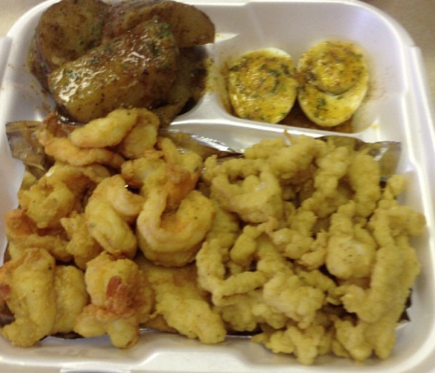 Order Seafood Combo food online from Seafood Cafe store, Riverdale on bringmethat.com