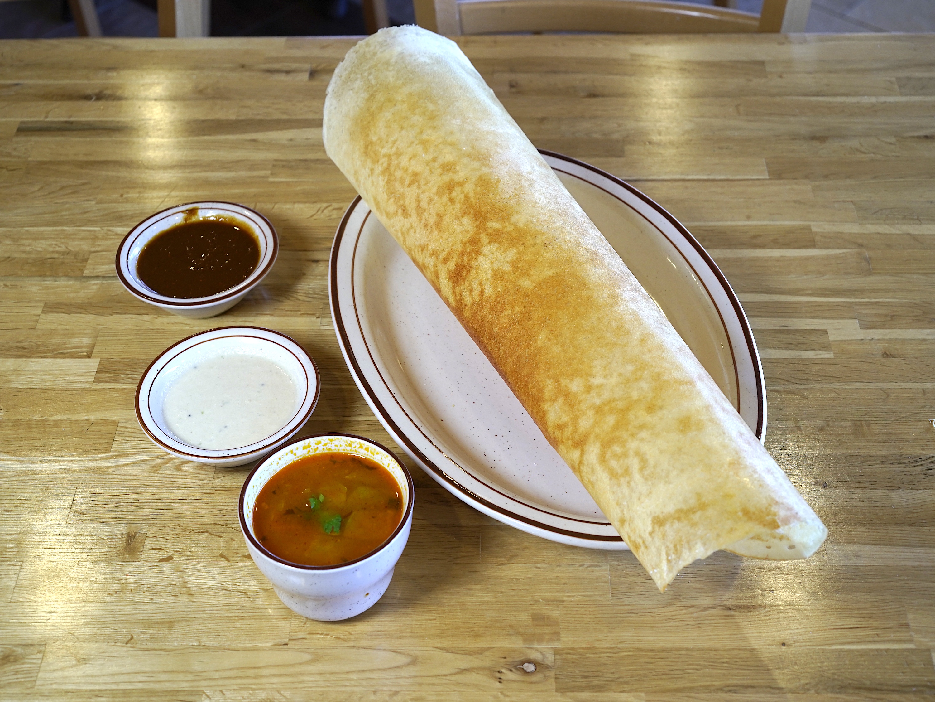 Order Plain Dosa food online from Namaste Flavours Canton store, Canton on bringmethat.com