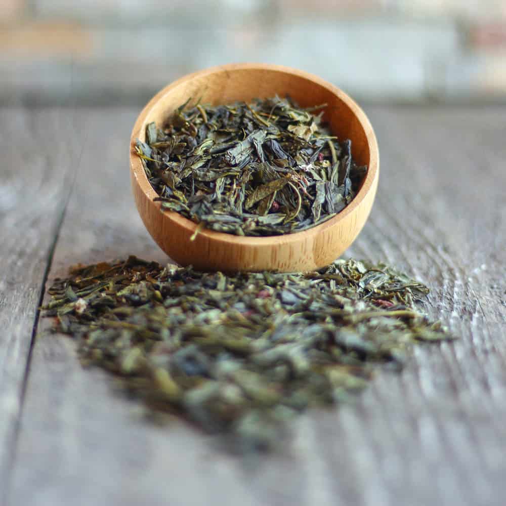 Order Pomegranate Green Tea food online from Fava Tea Company In Greenfield store, Greenfield on bringmethat.com