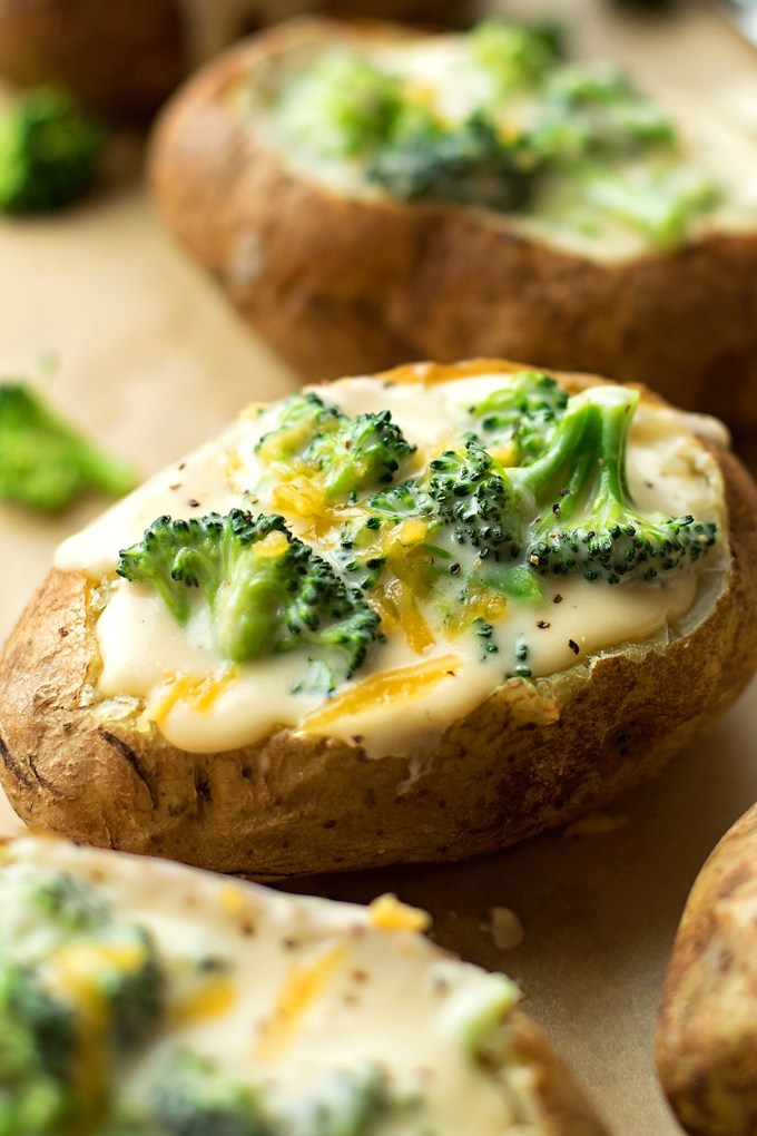 Order Stuffed Baked Potato with Broccoli and Cheese food online from Sutton cafe store, New York on bringmethat.com