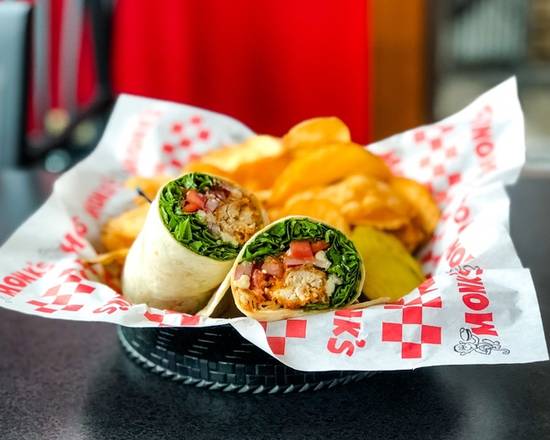 Order Buffalo Chicken Wrap food online from Monk's Bar & Grill store, Middleton on bringmethat.com