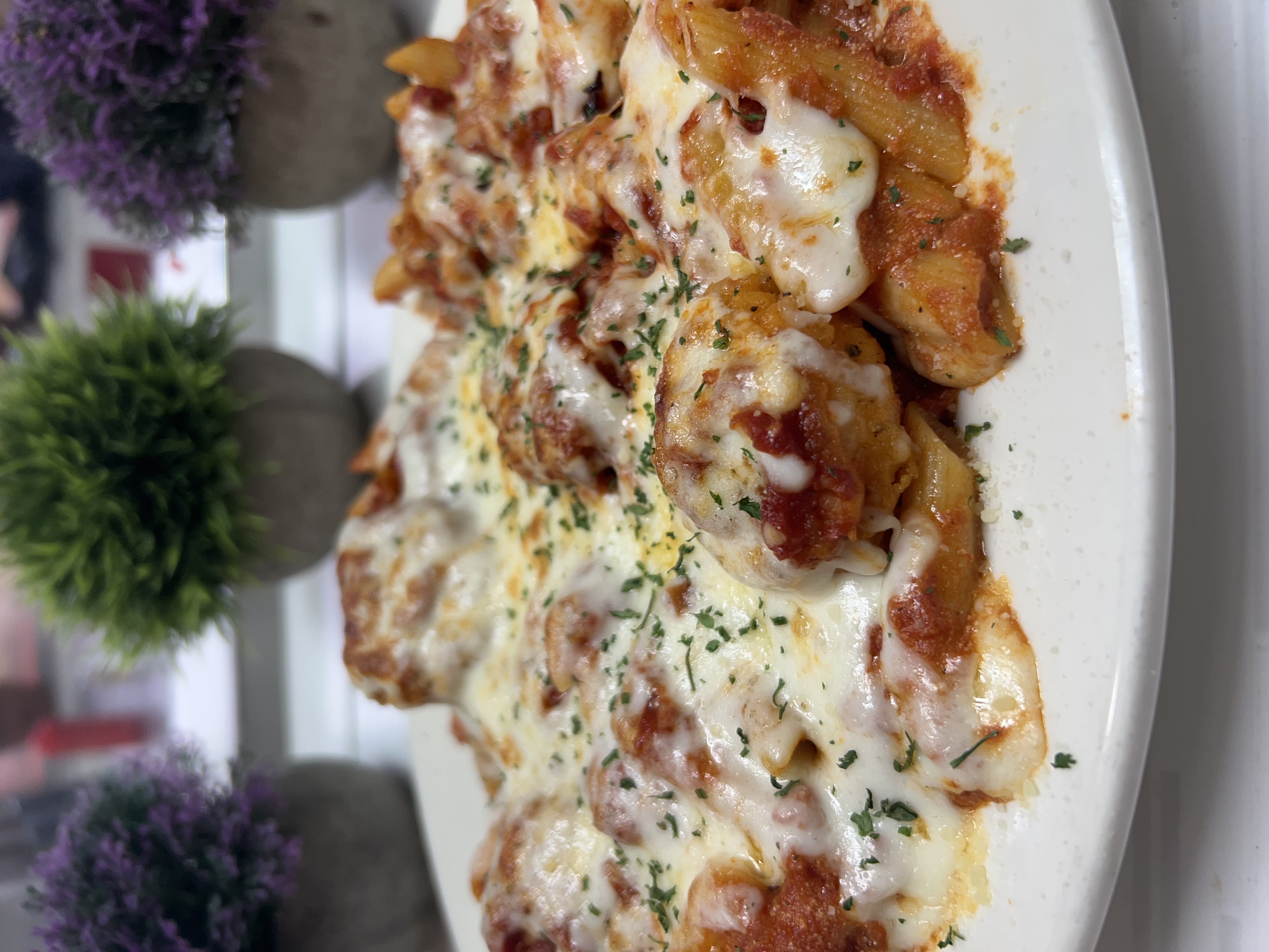 Order Baked Ziti with Chicken Parm food online from Johnny's Pizza Diner store, Bronx on bringmethat.com