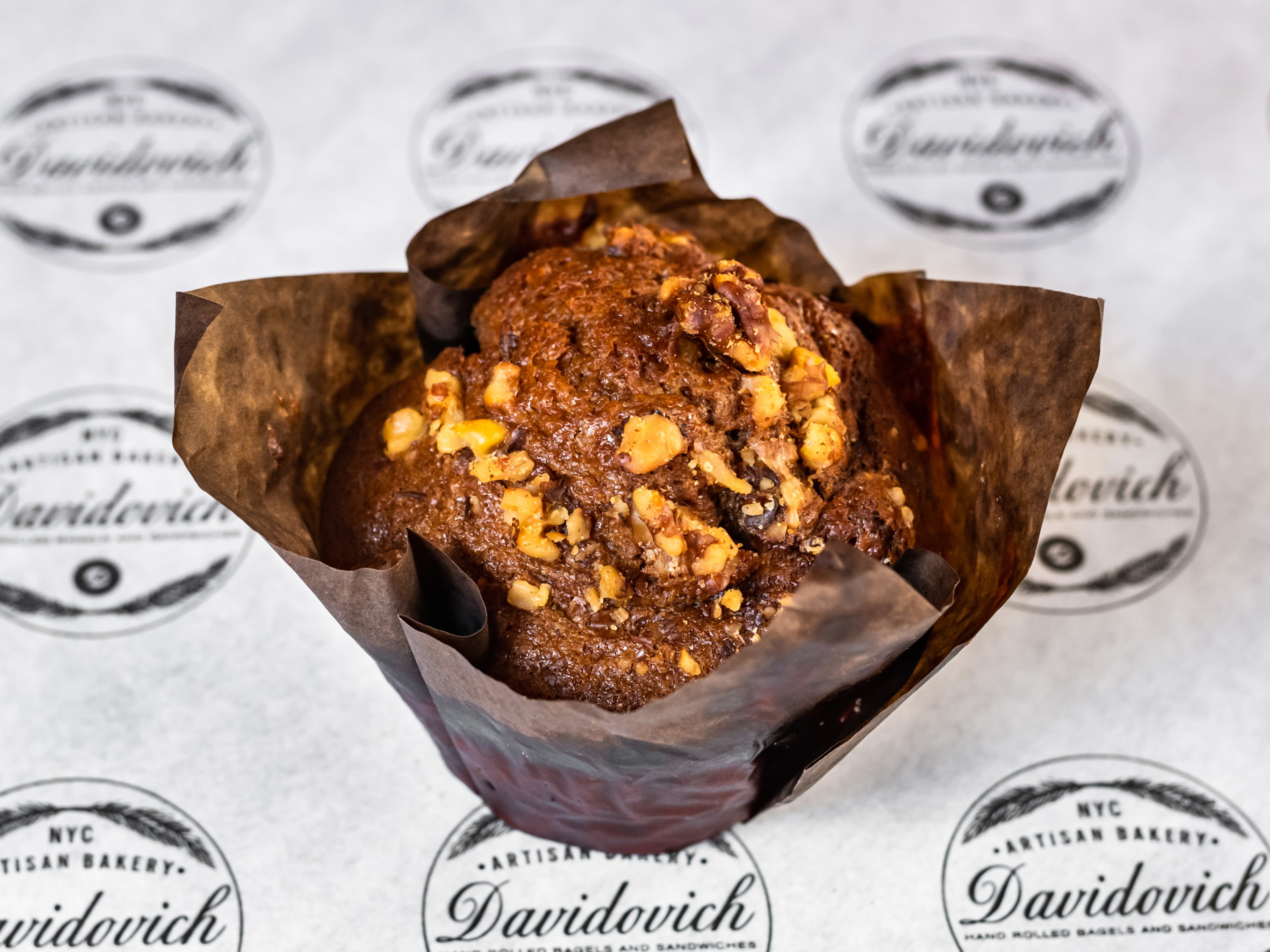 Order Banana Nut Muffin food online from Davidovich bakery nyc store, New York on bringmethat.com