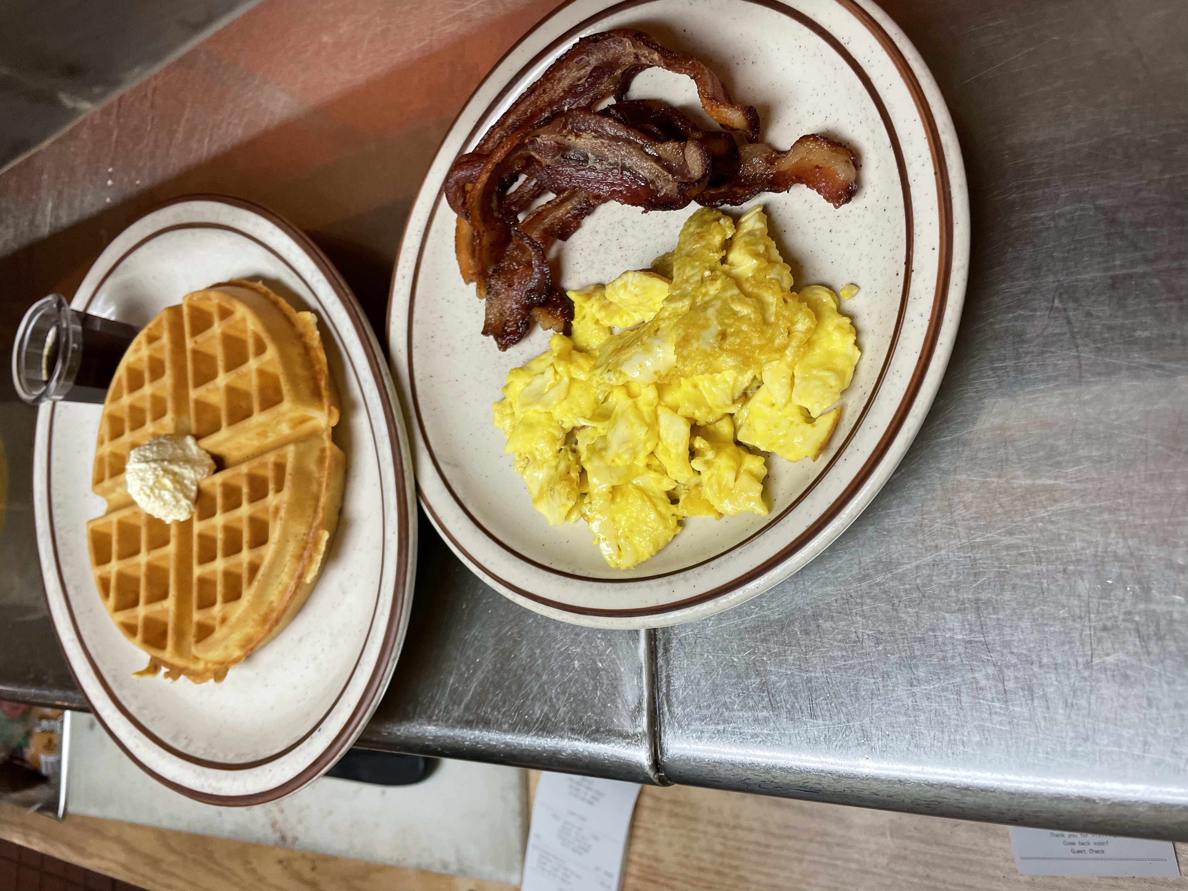 Order Waffle Combo food online from Waffles Breakfast & Lunch store, Salinas on bringmethat.com