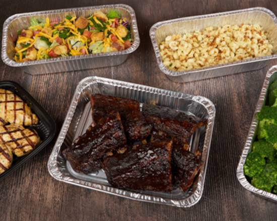 Order BBQ Ribs and Chicken Family Pack Large food online from Saltgrass Steakhouse store, Plano on bringmethat.com