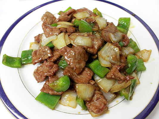 Order L27. Beef with Green Pepper Lunch Special food online from Authentic Chinese store, San Antonio on bringmethat.com