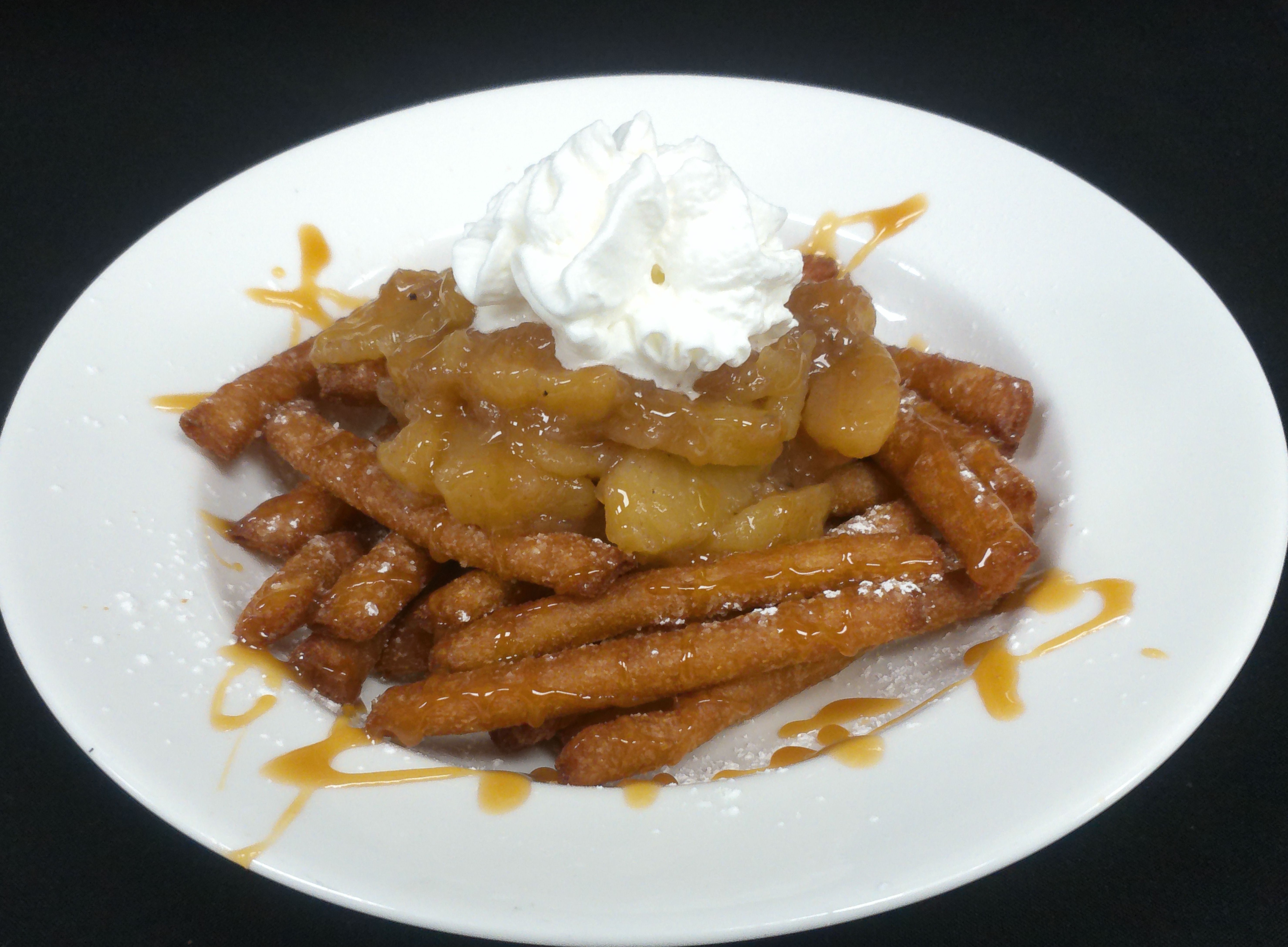 Order Apple Funnel Cake Fries food online from Windy City Pub store, Leawood on bringmethat.com