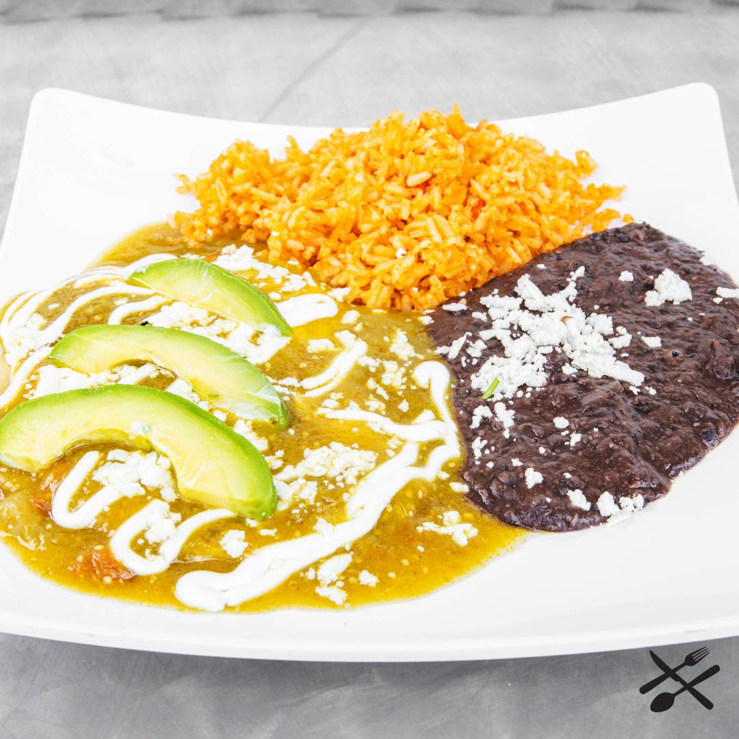 Order Huevos Rancheros Plate food online from Spanglish Kitchen store, Alhambra on bringmethat.com