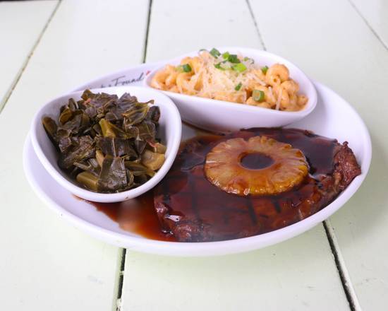 Order 14 oz. Hawaiian Ribeye food online from Lost & Found store, Houston on bringmethat.com