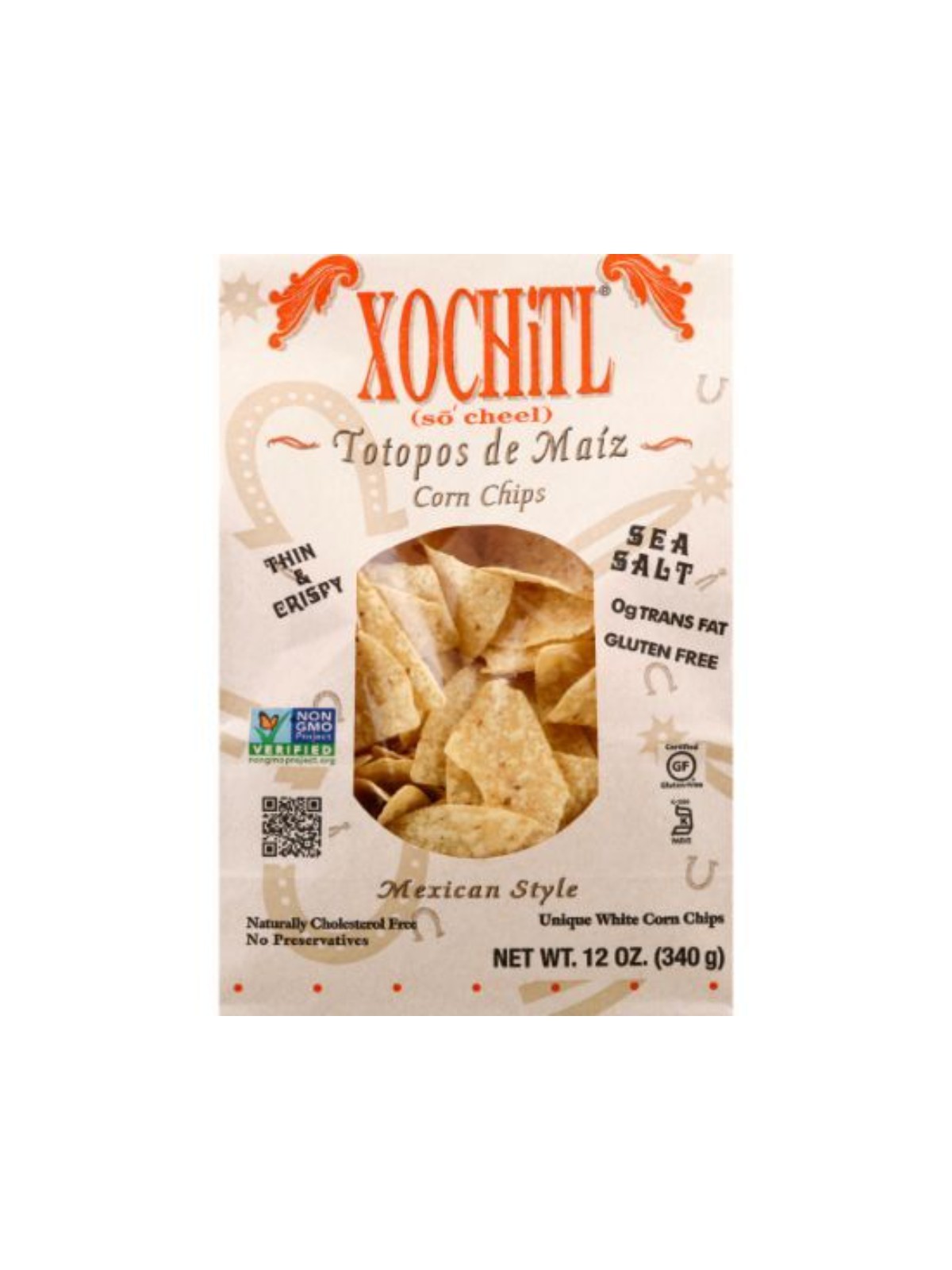 Order Xochitl Sea Salt Corn Chips (12 oz) food online from Light Speed Market store, Los Angeles on bringmethat.com
