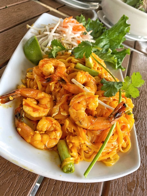 Order 24. PAD THAI - Shrimp food online from Pho N Mor store, Chino Hills on bringmethat.com