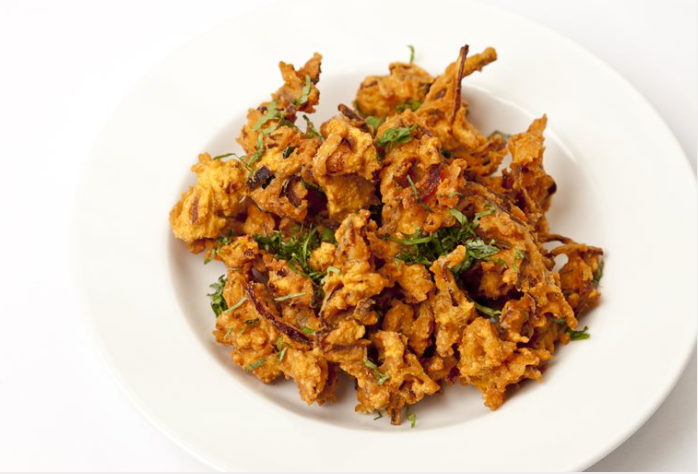 Order Onion Bhaji food online from Taj Mahal Indian Restaurant store, Dallas on bringmethat.com