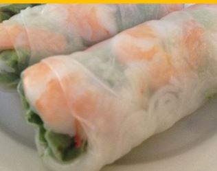 Order Thai Soft Rolls (2) food online from Thai Lily Cafe store, Houston on bringmethat.com