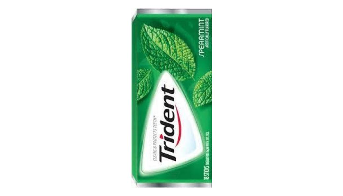 Order Trident Sugar Free Gum with Xylitol Spearmint 26.6g Box food online from Ross Liquor store, Sylmar on bringmethat.com