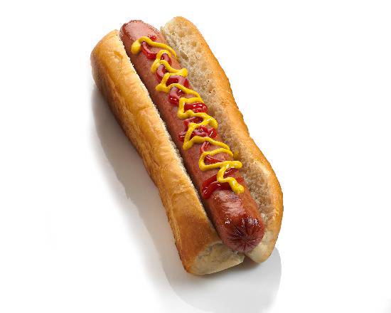 Order #3 - Jumbo Beef Hot Dog, Fries and Drink food online from Fuddruckers store, Palmetto Bay on bringmethat.com
