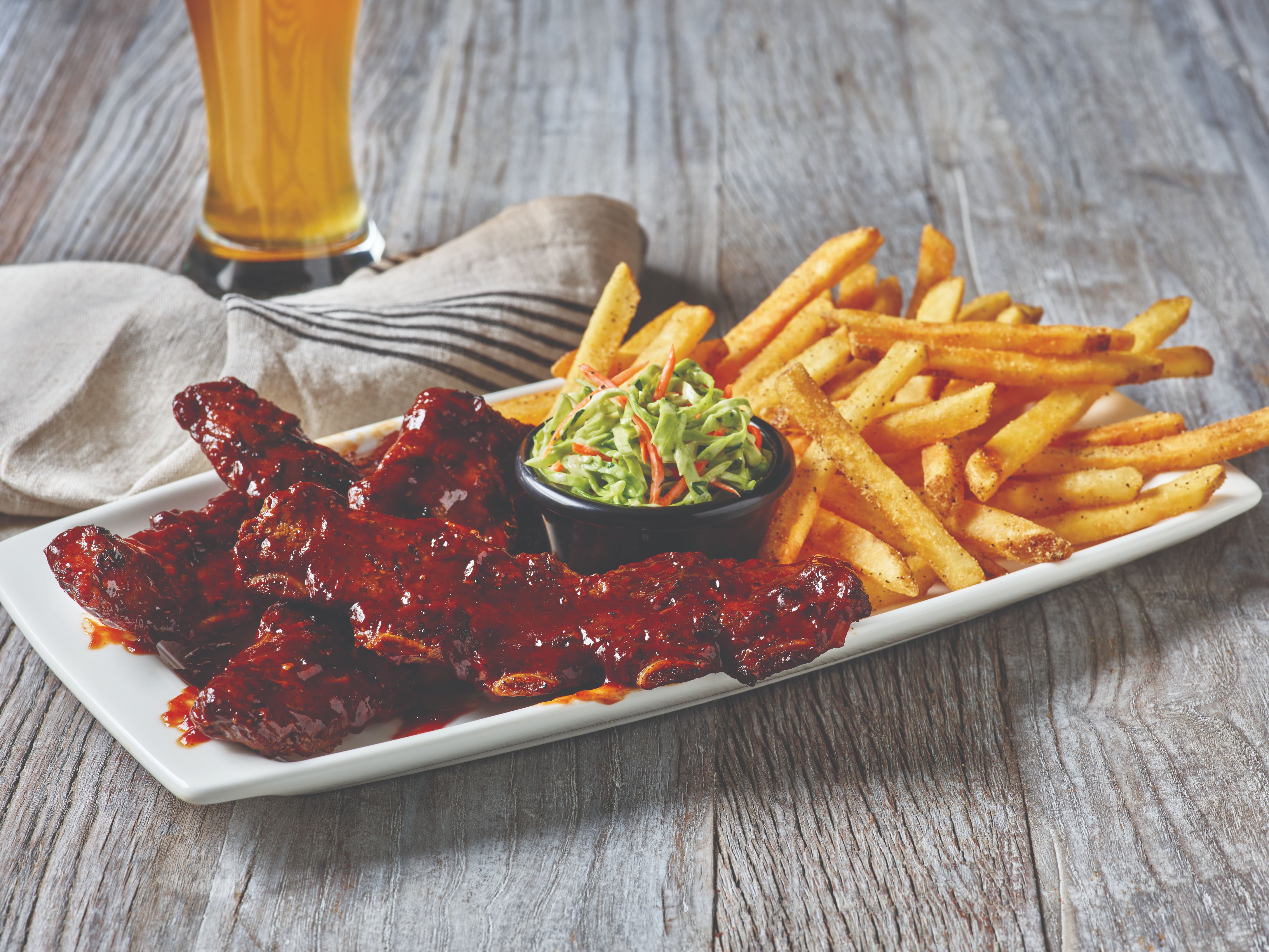 Order Riblet Platter with Fries and Slaw food online from Applebee store, Quakertown on bringmethat.com