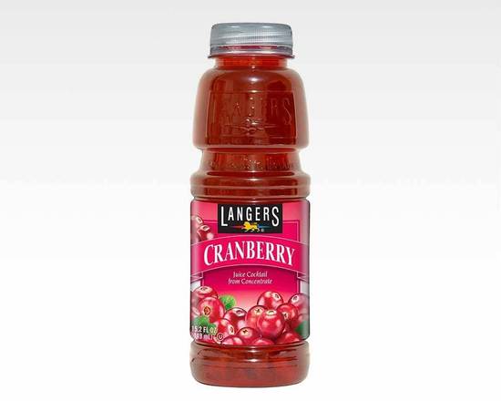 Order LANGERS CRANBERRY JUICE ( 449 ML ) food online from Happy's Liquor store, Whittier on bringmethat.com