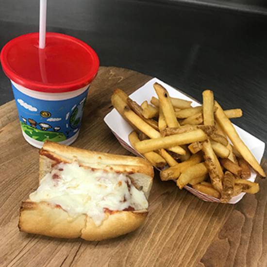 Order Kid's 4" Meatball Sub food online from Mario's Pizza store, Greensboro on bringmethat.com