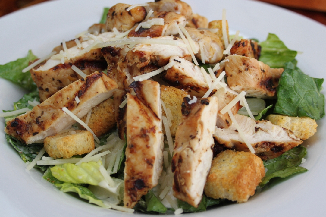Order Chicken Caesar Salad - Full food online from Roosters store, Huntington on bringmethat.com