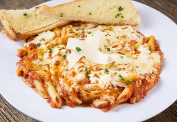 Order Three Cheese Baked Penne food online from Rosatis Pizza store, Gilbert on bringmethat.com